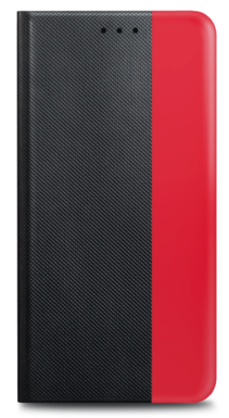 Prio Book Case Fashion für Samsung S21 Ultra 5G schwarz-rot