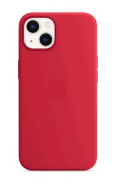Silicone Case with MagSafe for iPhone 13 – Red