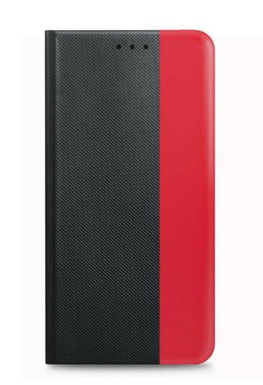 Prio Book Case Fashion for Samsung A73 5G black-red