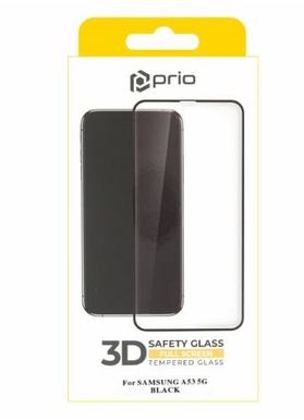 3D Tempered Glass Displayschutzfolie für Samsung A53 5G schwarz