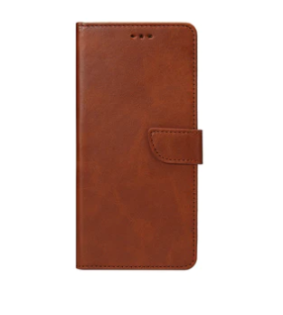 RIXUS BOOKCASE FOR IPHONE 15 BROWN