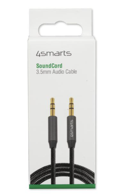 4smarts 3.5mm Audio Kabel 1m, schwarz