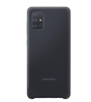 Samsung Galaxy A71 Silicone Cover Black