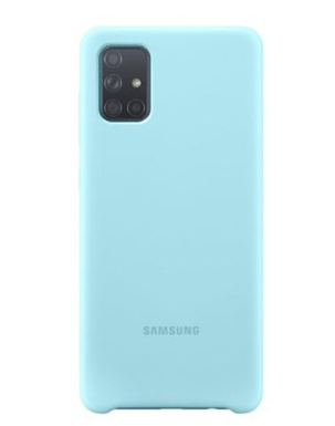 Samsung Galaxy A71 Silicone Cover Blue