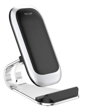 Rixus RXWC35 Wireless Charging Stand Silver