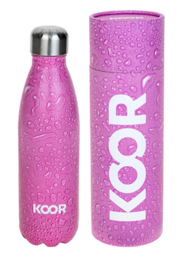 Koor Trinkflasche Hippie 500 ml Pink