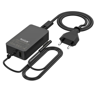 Rixus RXLC40 Microsoft Surface Charger 65W Black