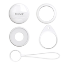 Rixus Rix Tag Apple MFi Certified Tracker Works with Apple Find My White