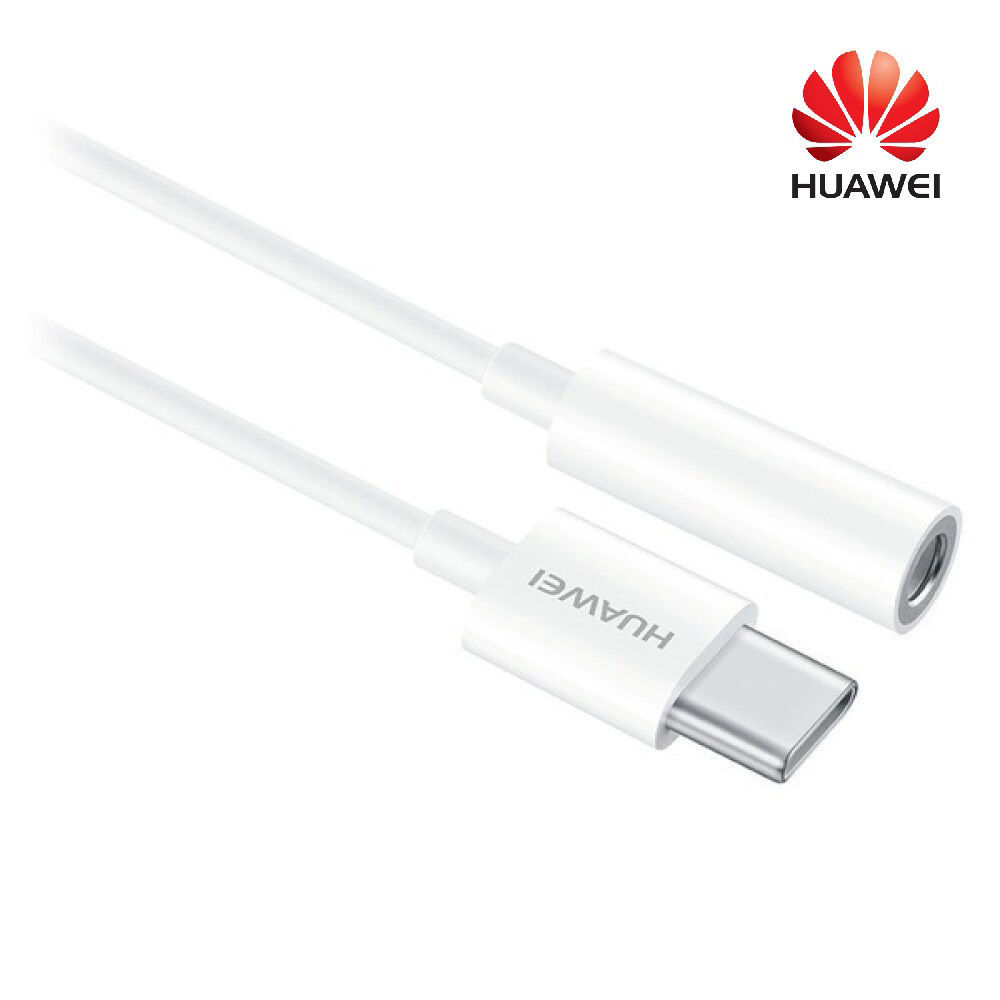 [08334] Huawei USB-C to 3.5 mm Adapter Weiss