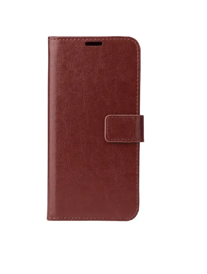 Ledertasche mit Geldbörse für iPhone 11 – Braun