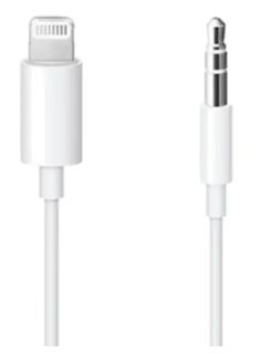 [ACCPCC131] Lightning-auf-3,5-mm-Audiokabel (1,2 m) – Weiß