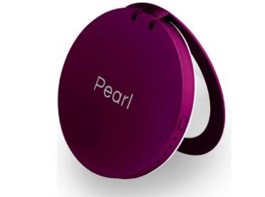 Pearl Abyss Schminkspiegel mit Powerbank - violett