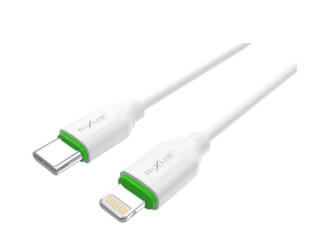 [RX2023] 20W FAST CHARGE CABLE 2M WHITE RX2023 RIXUS
