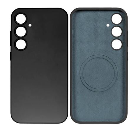 [DC2E6A73E3] Rixus For Samsung Galaxy S24 5G S921B Soft TPU Phone Case With MagSafe Black