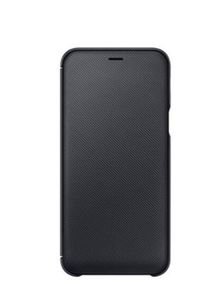 [09969] Samsung A6+ Brieftaschenhülle EF-WA605CB schwarz