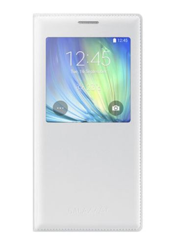 [09790] Samsung A7 Flip-Cover S-View EF-CA700BW weiß