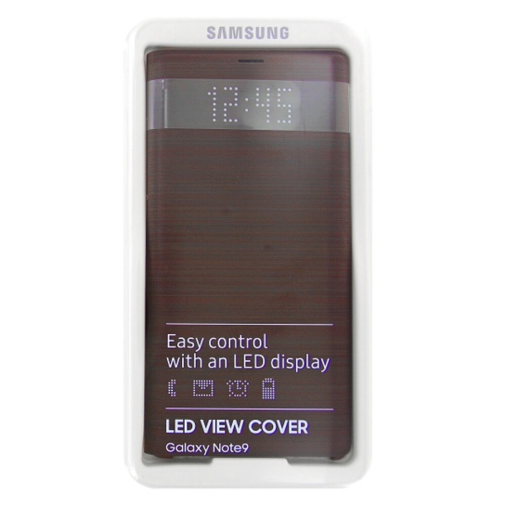 [10070] Samsung Note 9 LED View Cover Braun