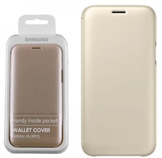 Samsung Galaxy J5 (2017) Wallet Cover gold