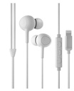RIXUS RXHD23A LIGHTING WIRED EARBUD TYPE HEADPHONE WITH MICROPHONE WEISS