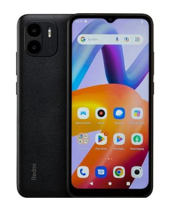 Xiaomi Redmi A2 (Juodas) Dual-SIM 6,52 IPS LCD 7200x1600 32 GB, Black, 6.52", Dual SIM, 8 Mpx, 4G