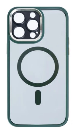 iPhone 13 Pro Metal Lens Protection Case Dark Green Rixus