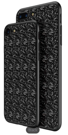 [WAPipH7P-GP01] IPHONE 7 PLUS PLAID BLACK CASE BASEUS