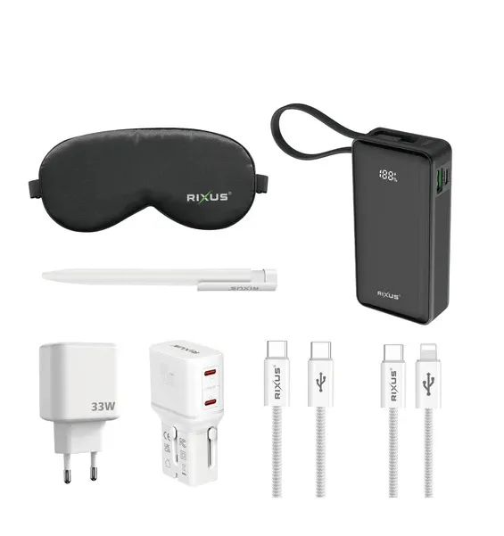Rixus Recharge Travel Pack Black