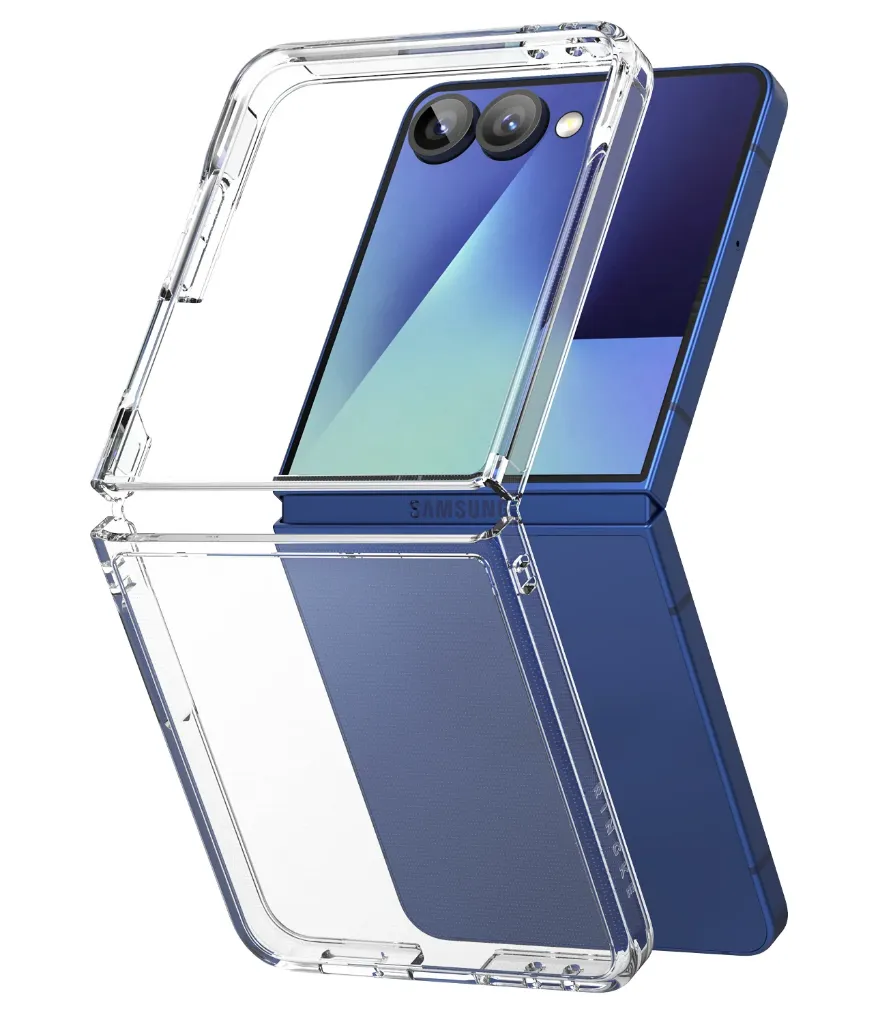 Samsung Galaxy Z Flip7 Anti-Burst Case Transparent Rixus