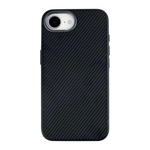 iPhone 16e Mag Carbon Premium Protective Case Black Rixus