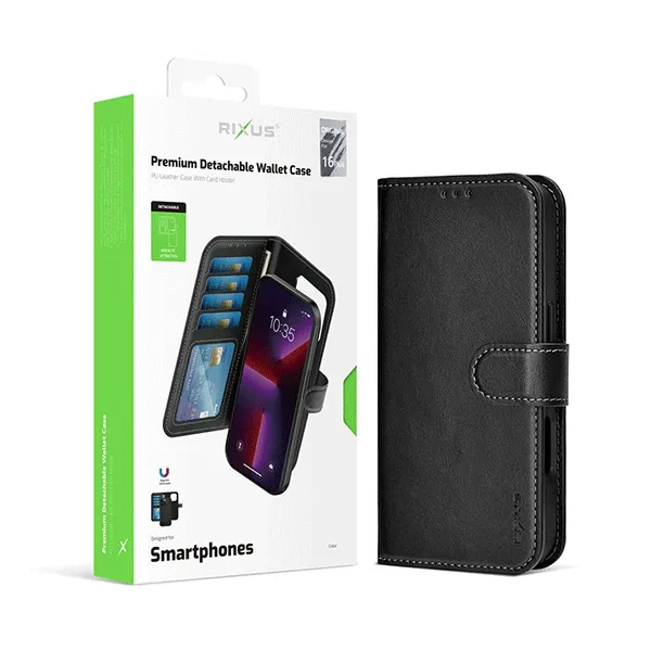 iPhone 17 Pro Max Premium Detachable Wallet Case RIXUS
