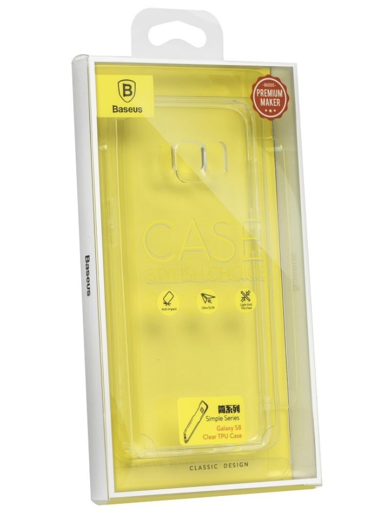 Galaxy S8+ Slim Clear TPU Case Baseus