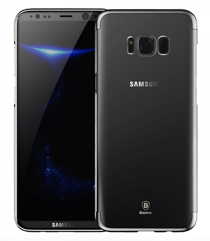 [WISAS8-DW01] Galaxy S8 Ultra Slim Glitter Case Black Baseus