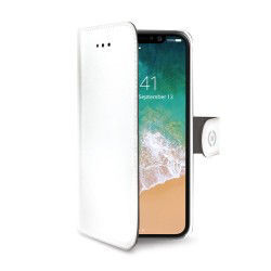[WALLY998WH] iPhone XR Wallet Case White Celly