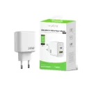 Rixus RXHC20 Schnellladegerät mit USB-C und USB-A, 20 W, Weiss