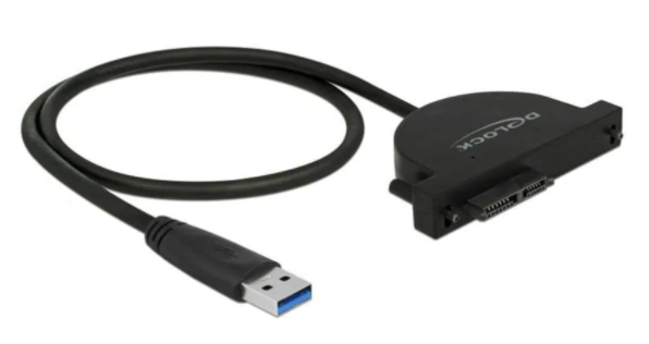 [976508] Delock Adapterkabel USB 3.0 Typ-A - Slim SATA 13 Pin Slimline