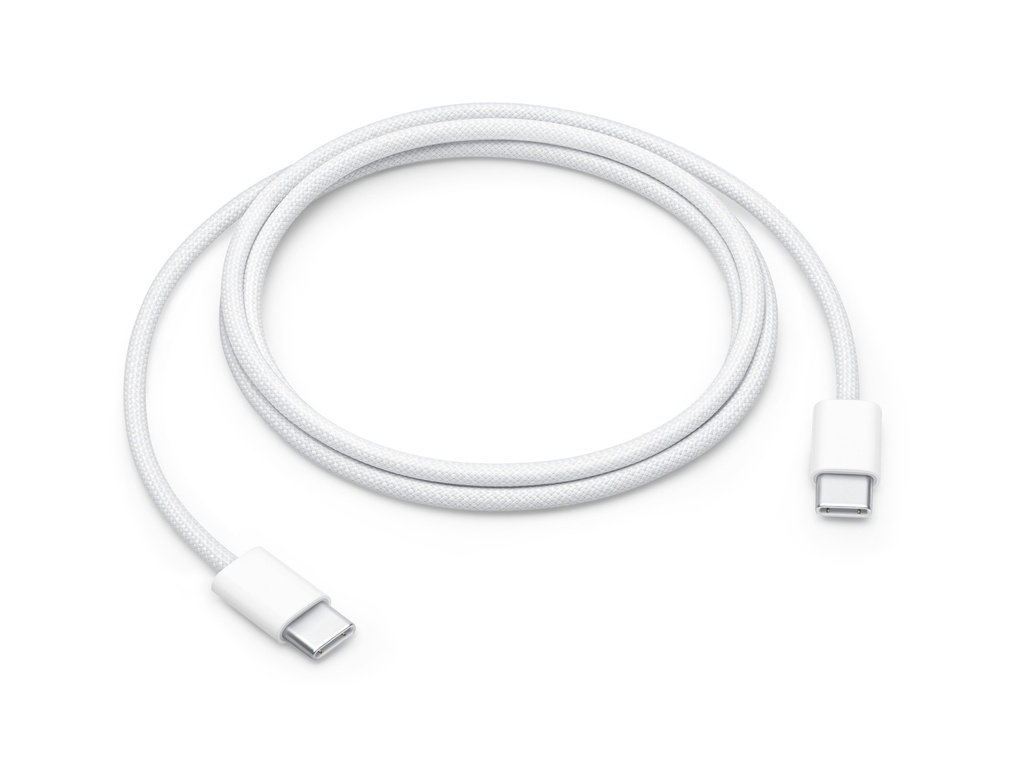 For Apple USB Typ-C zu Typ-C Datenkabel 100cm 60W Weiß
