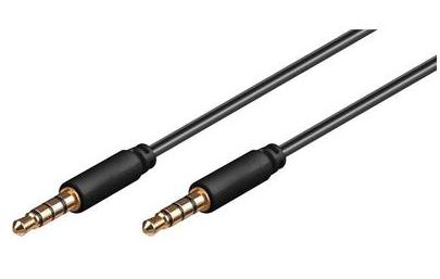 [GR042M] GREEN ON 3.5mm Aux Cable GR04 2M