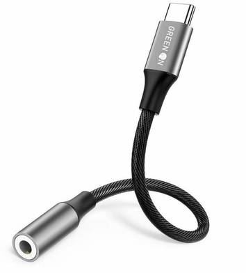 [GR18] GREEN ON GREEN ON Type C to 3.5mm Audio Cable GR18