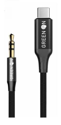 [GOUSBC3.51M] GREEN ON USB-C To 3.5mm Aux Cable GR05 1M