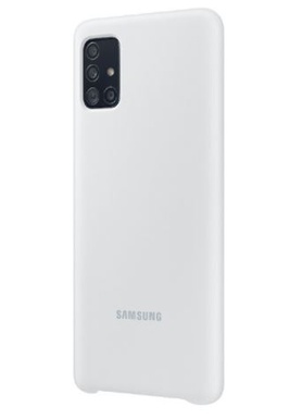 Samsung Galaxy A51 Silikonhülle EF-PA515TW weiß