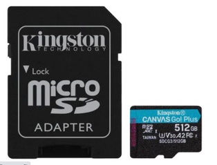 Kingston microSDXC-Karte Canvas Go! Plus 512 GB