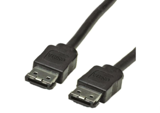 DeLock eSATAp Cable 5V male-male 1m