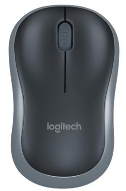 Logitech Maus M185 Wireless Grey-Black