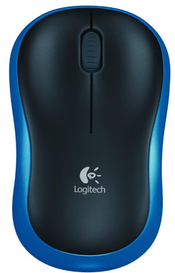 Logitech Maus M185 Wireless Blue-Black