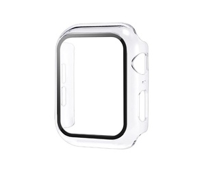 Apple Watch Series 7 (45mm)  Hardcase mit Schutzglas Transparent
