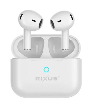 RIXUS RXBT82A HIFI SOUND EARBUDS WIRELESS HEADSET WHITE