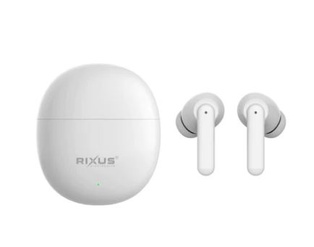 RIXUS RXBT69A TWS EARBUDS WITH CHARGING CASE WHITE