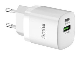 Rixus RX95 Fast Charging Adapter 30W White