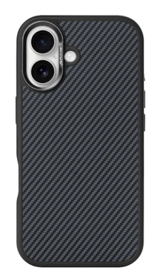 iPhone 16 Mag Carbon Premium Protective Case Black Rixus