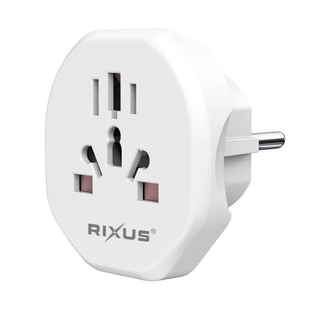EU Travel Power Adapter Weiss Rixus